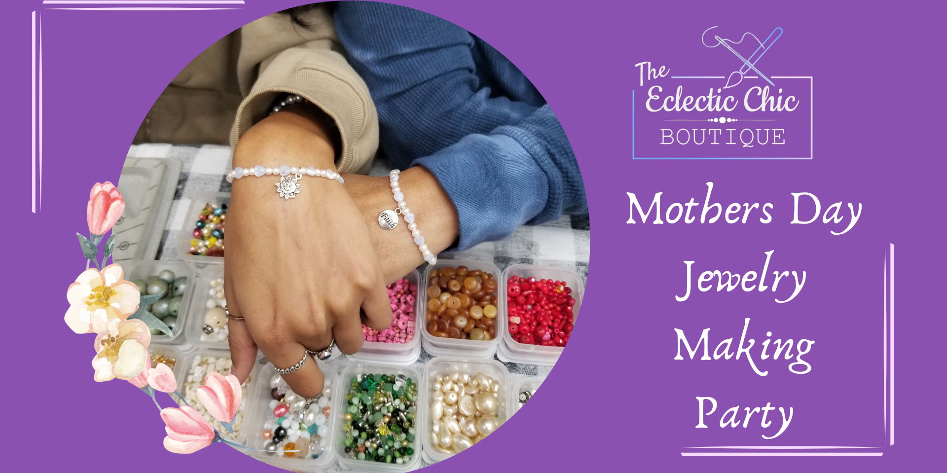 Mothers Day Jewelry Making Party promotional image