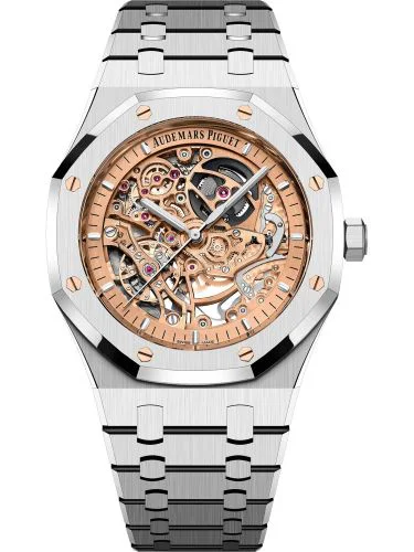 Royal Oak 41 Double Balance Wheel Openworked Stainless Steel