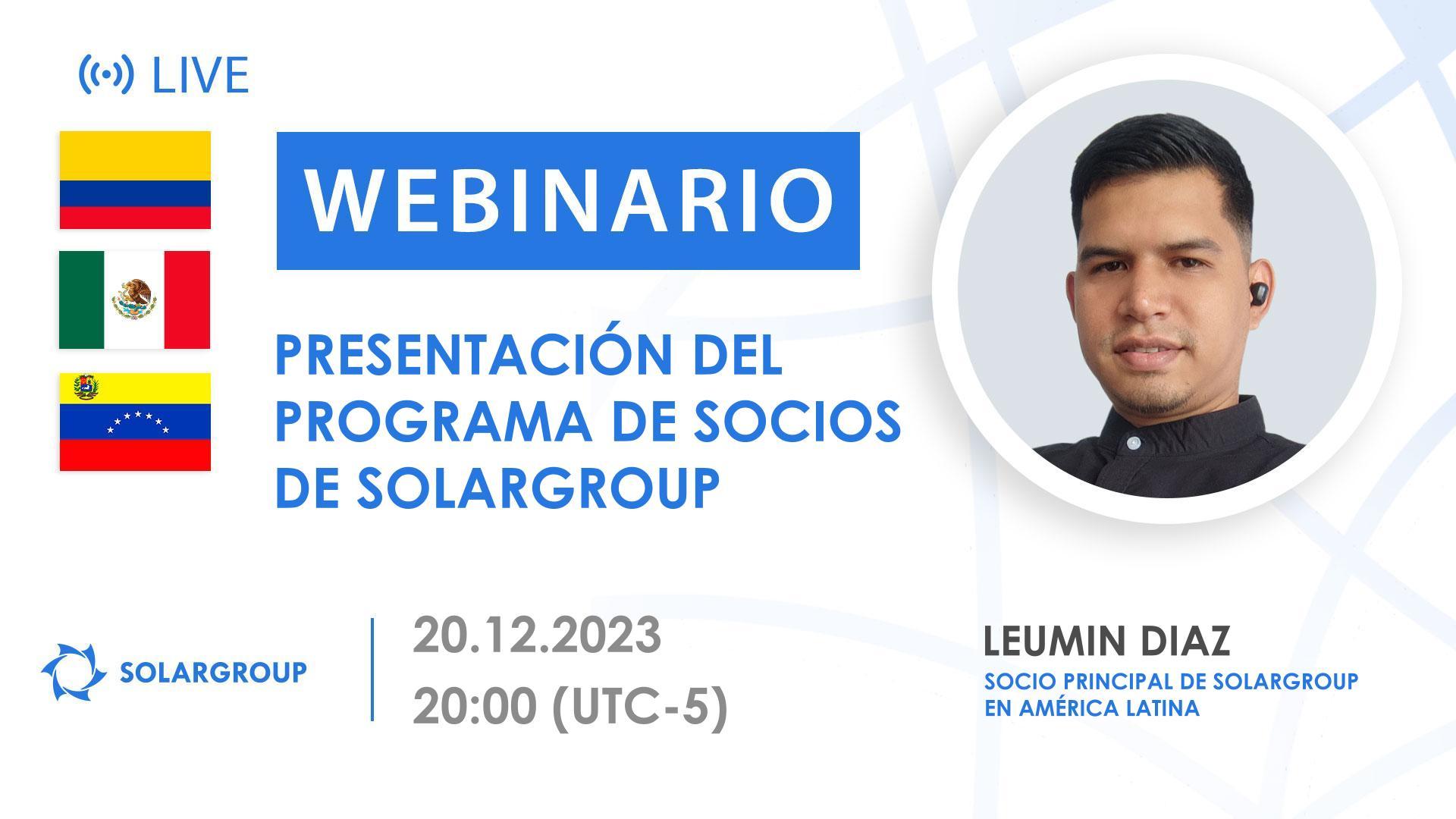 Latinoamerica. Presentación del programa de socios de SOLARGROUP