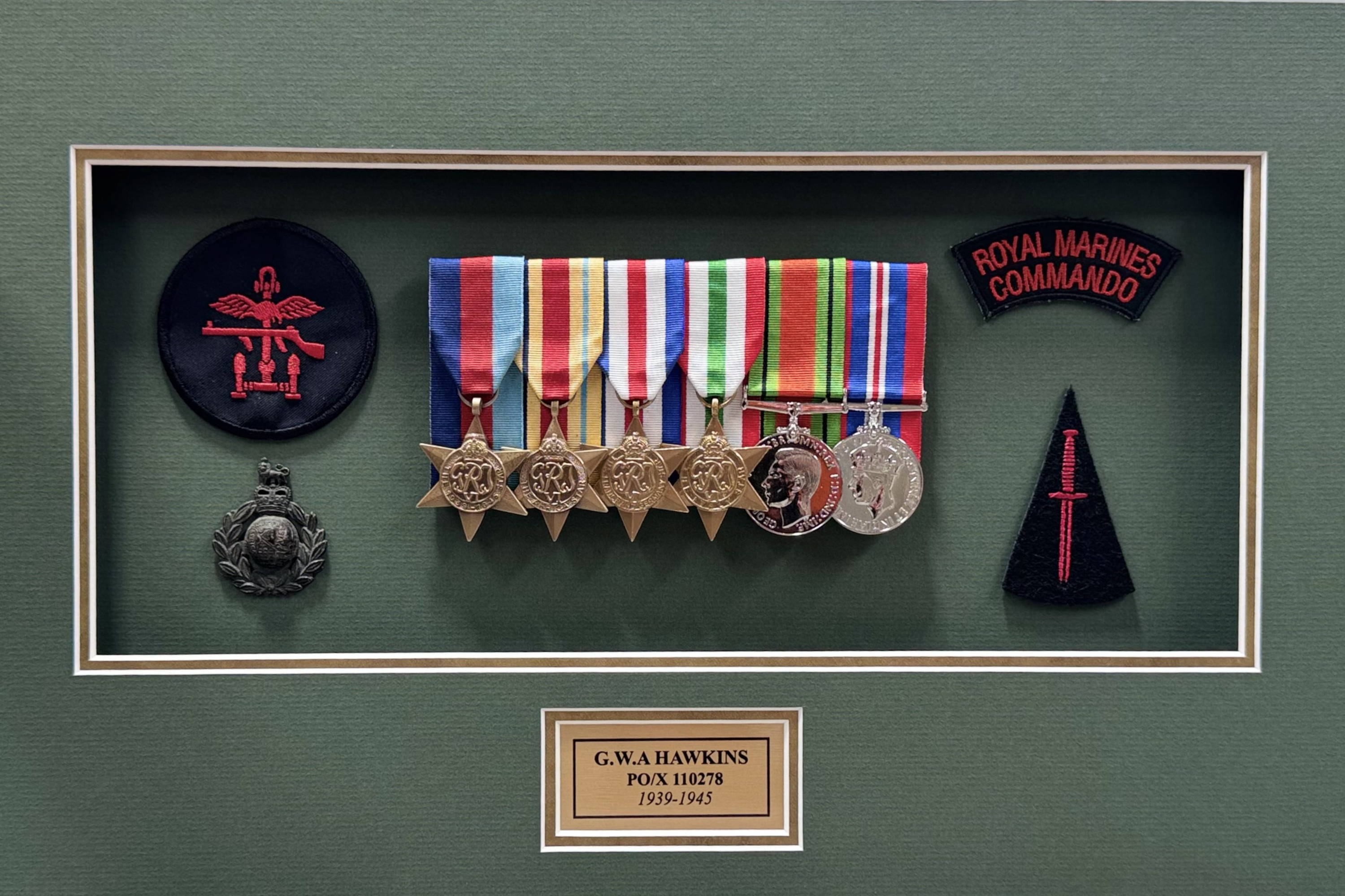 Framed War Medals by FRAMING TO A T