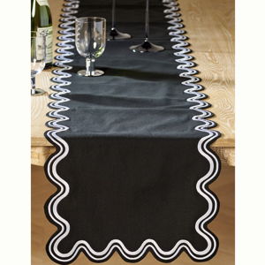 Madeline Table Runner - Color: Licorice