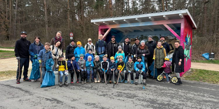 Aafgrammt hamma - 30 Kids und Eltern bei Tag der Umwelt im Einsatz