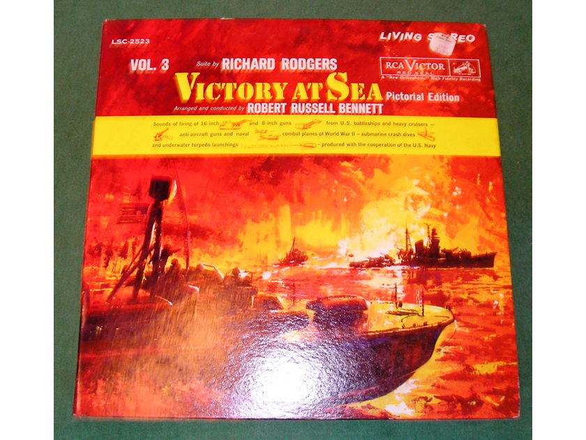 RICHARD RODGERS  "VICTORY AT SEA VOL 3" - 1961 RED SEAL SHADED DOG  ***NM 9/10***