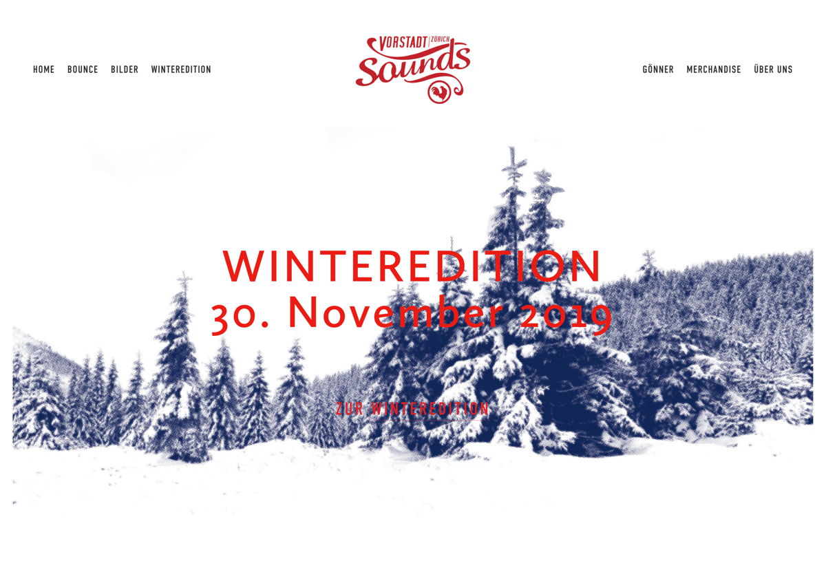 Screenshot of Vorstadt Sounds Festival, from the event websites collection.