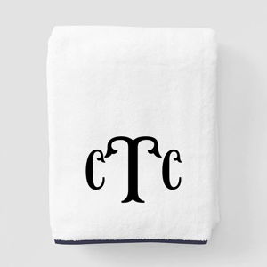 Monogram Signature Bath Towel