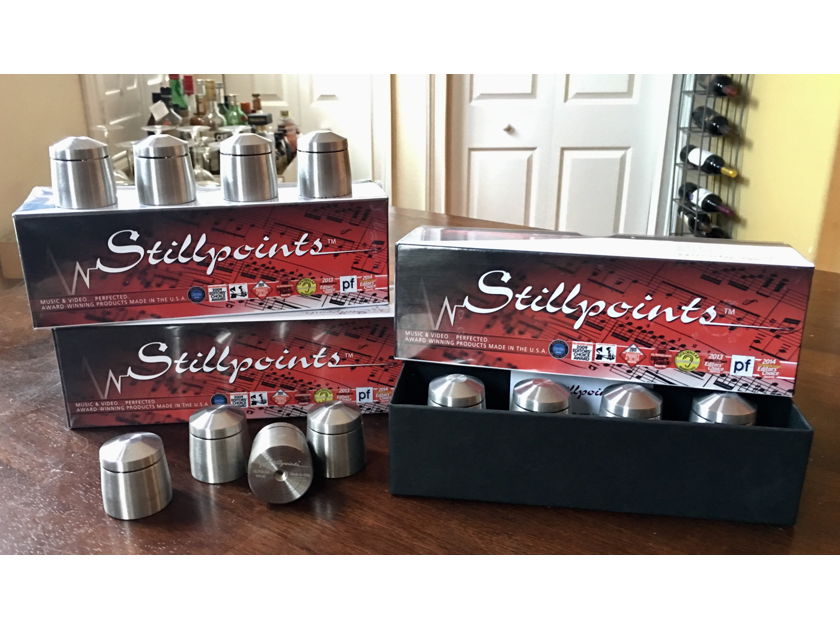 STILLPOINTS ULTRA SS Isolation Footers in original packaging -2 sets available