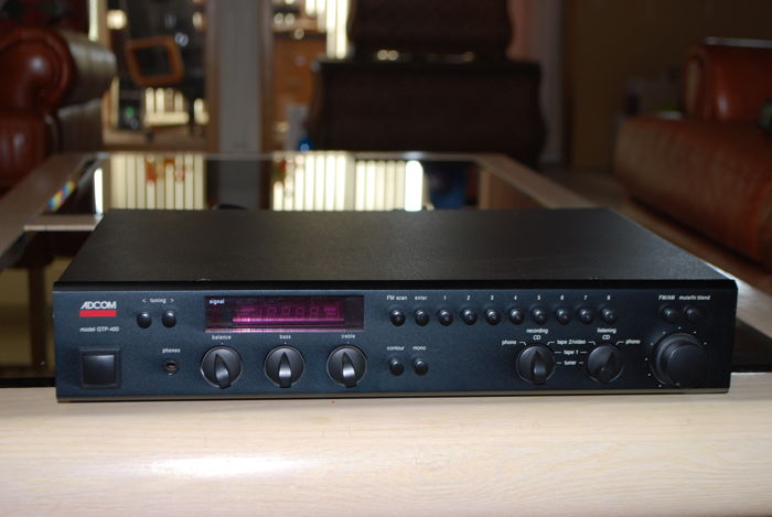 Adcom GTP 400 Classic Pre Amp Tuner w/mm