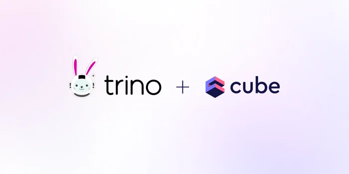 Cover of the 'Announcing the Cube integration with Trino, the SQL query engine for big data ' blog post