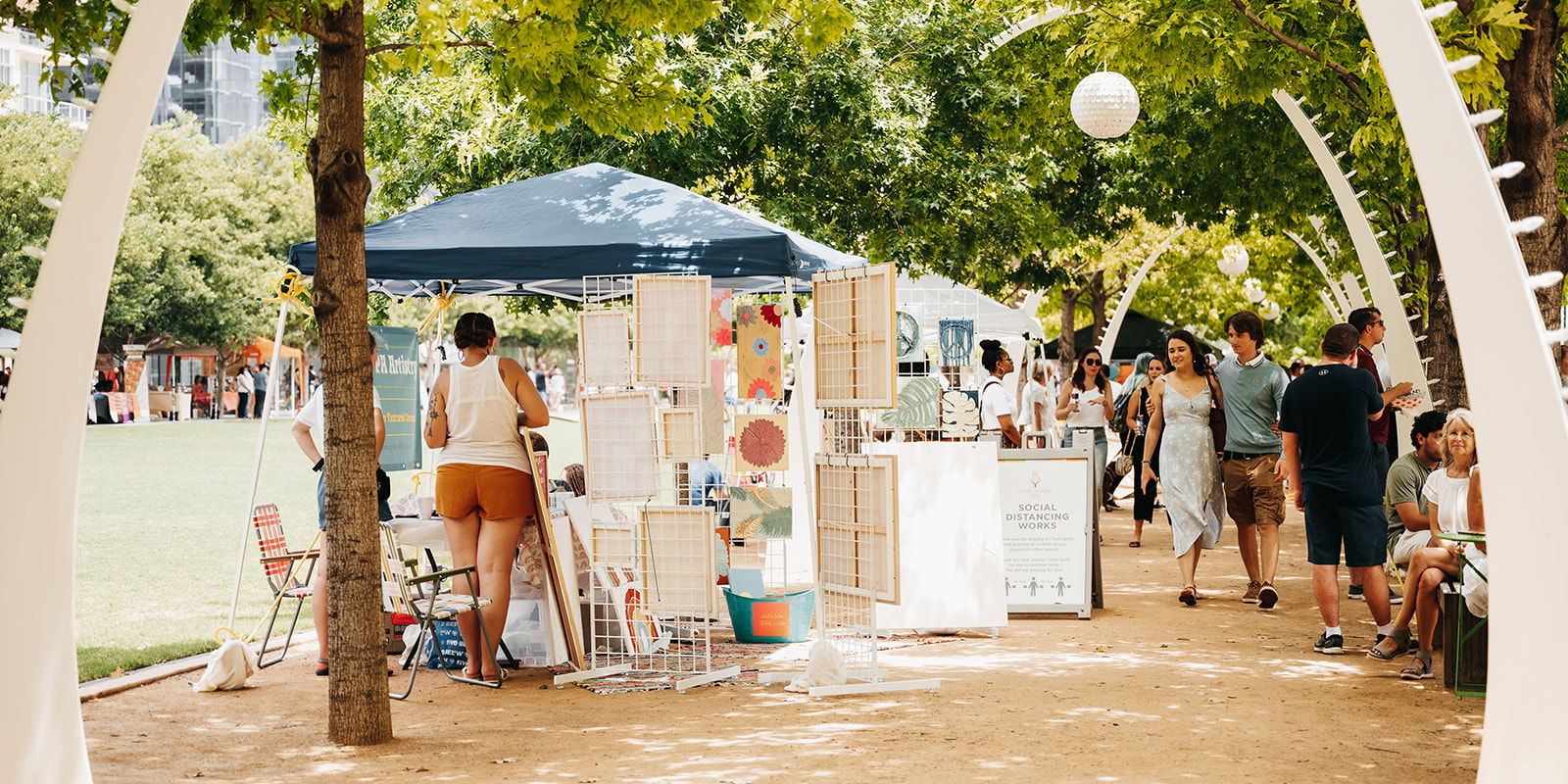 The Boho Market at Klyde Warren Park  promotional image