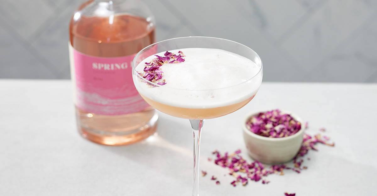 Pink Gin Sour Recipe | Minimax