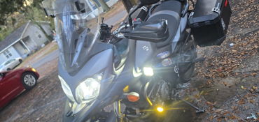 2015 SUZUKI DL650AL5 V-STROM 650 ABS motorcycle for rent near Hanahan, SC