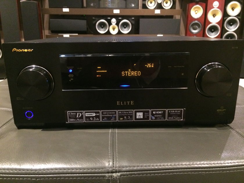 Pioneer Elite SC-79 Surround Receiver w/ full manufacturer warranty (authorized dealer)