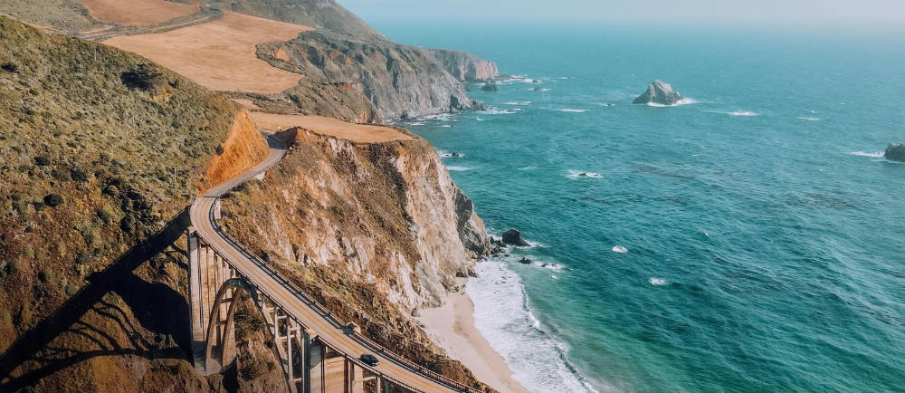 Pacific Coast Highway aerial photo