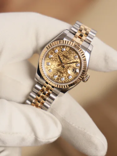Rolex Lady-Datejust Computer Gem-Set Jubilee Bracelet