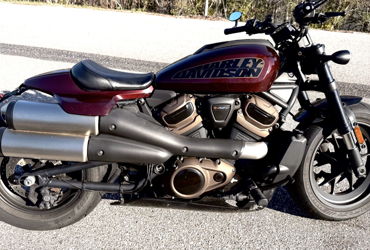 2021 HARLEY-DAVIDSON SPORTSTER S motorcycle for rent near Clermont, FL