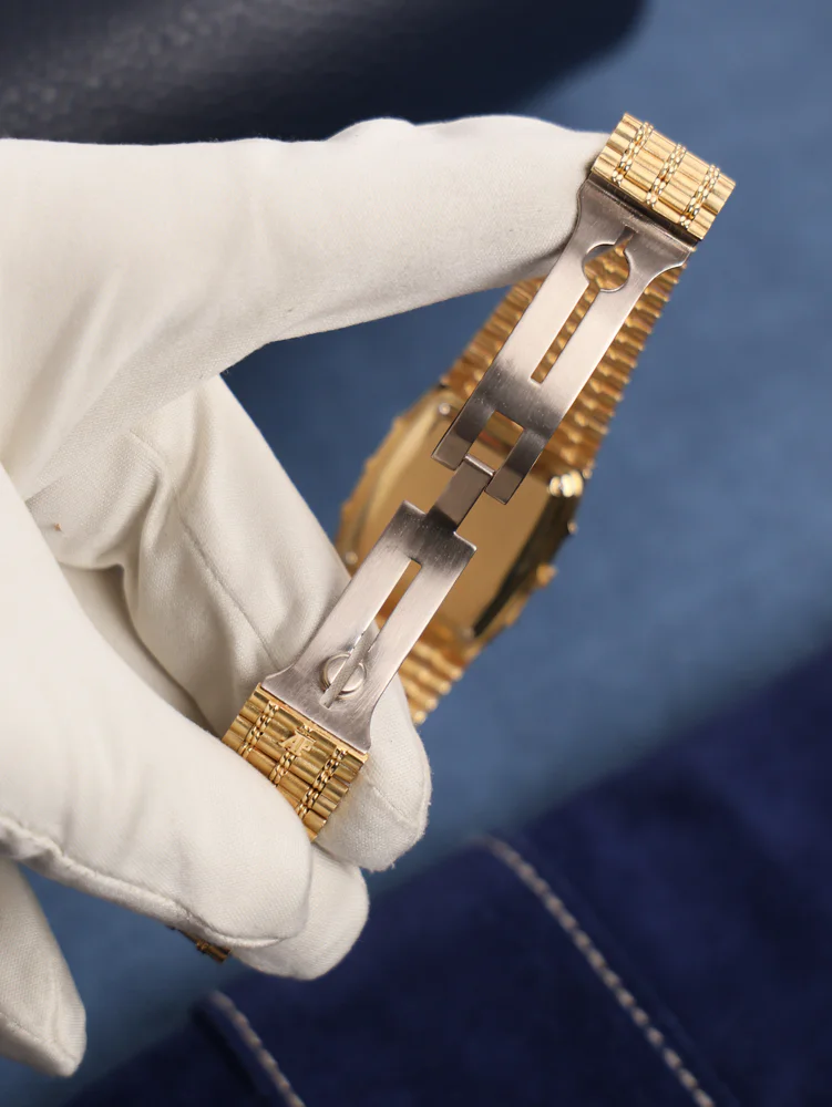 Bamboo Diamond Dial with Rubies Integrated Bracelet 17.9 cm