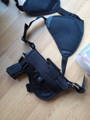 shoulder holster review, shoulder holster for men, shoulder holster for fat guy, right hand shoulder holster