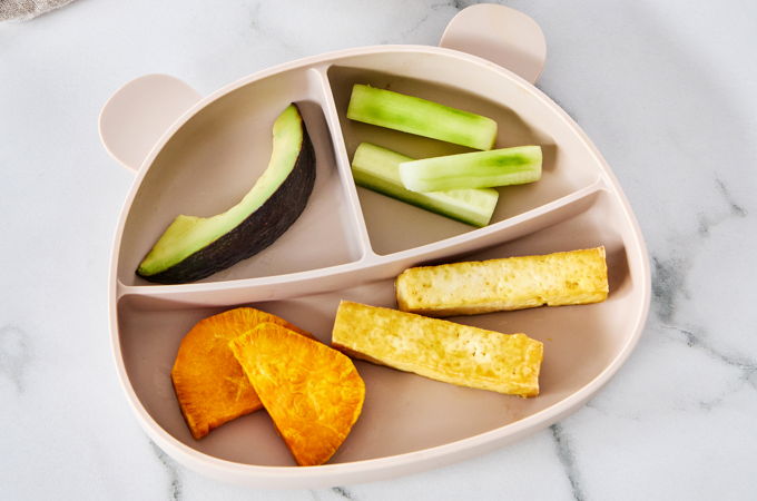 Tofu, Sweet Potato and Avocado Bowls (BLW)