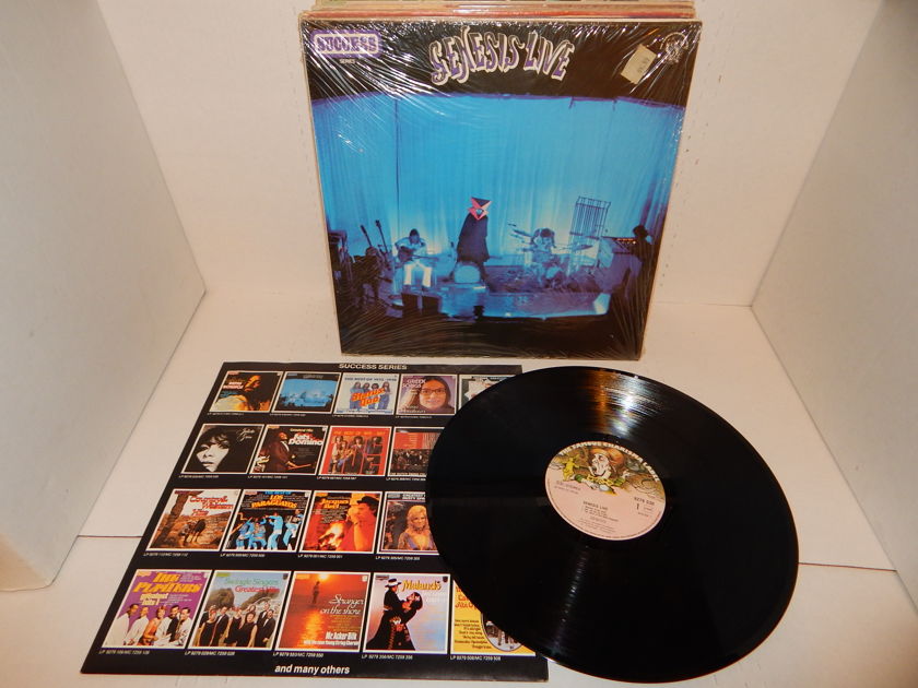 GENESIS LIVE Holland Import  - Famous Charisma Label 'Musical Box' Shrink Mint LP