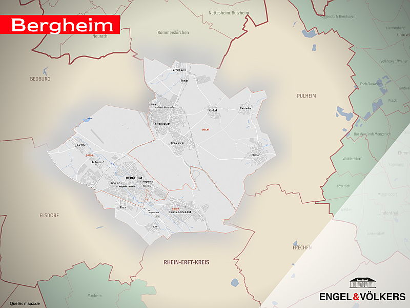  Pulheim
- Wo liegt Bergheim?
