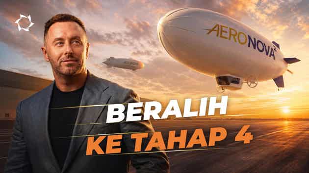 Kami mulai membangun kapal udara besar — inilah yang menjadi tujuan semua ini!