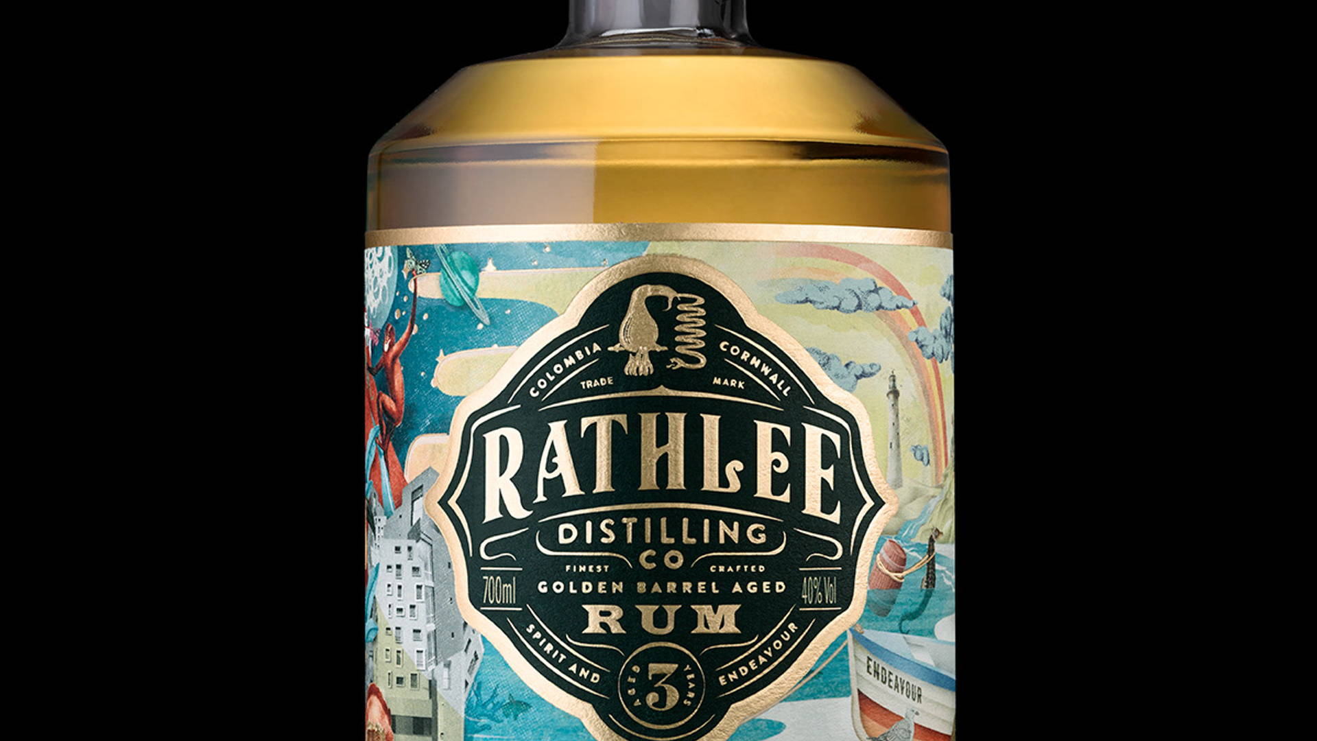 Featured image for Rathlee Rum Comes With Wonderful Whimsical Illustrations
