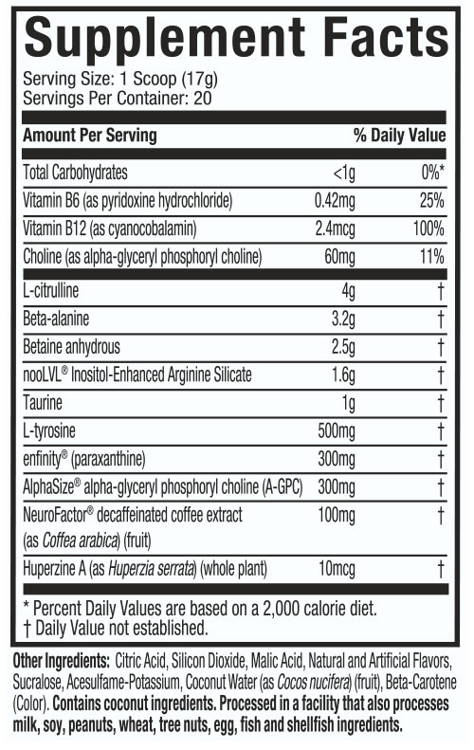 Supplement Facts: EuphoriQ - Watermelon Candy
