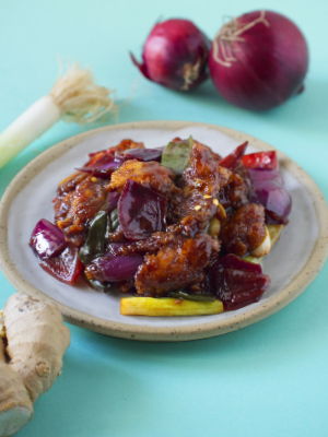 Mantis Prawns in Spicy Dark Soy Sauce Recipe