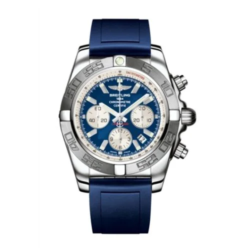 Chronomat 44 Stainless Steel / Blue / Rubber