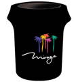 trash can with a logo Mirage