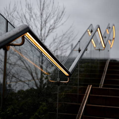 LED Strip in Outdoor Stairs