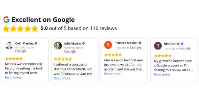 Collage of happy clients