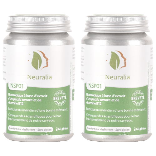 NSP01 : Mémoire + Neuroprotection - Lot de 2