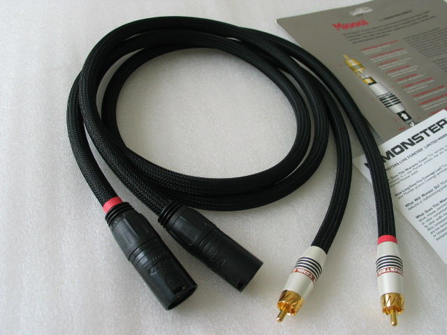 XLR / RCA Monster Cable M Series M1000i i For Sale | Audiogon