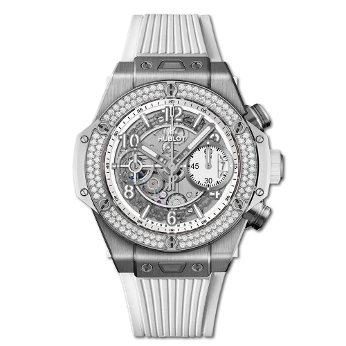 Big Bang Unico 42 Titanium / Diamonds / White