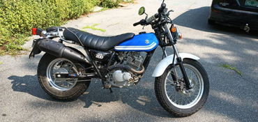 2017 SUZUKI VANVAN 200 motorcycle for rent near Bradford, VT