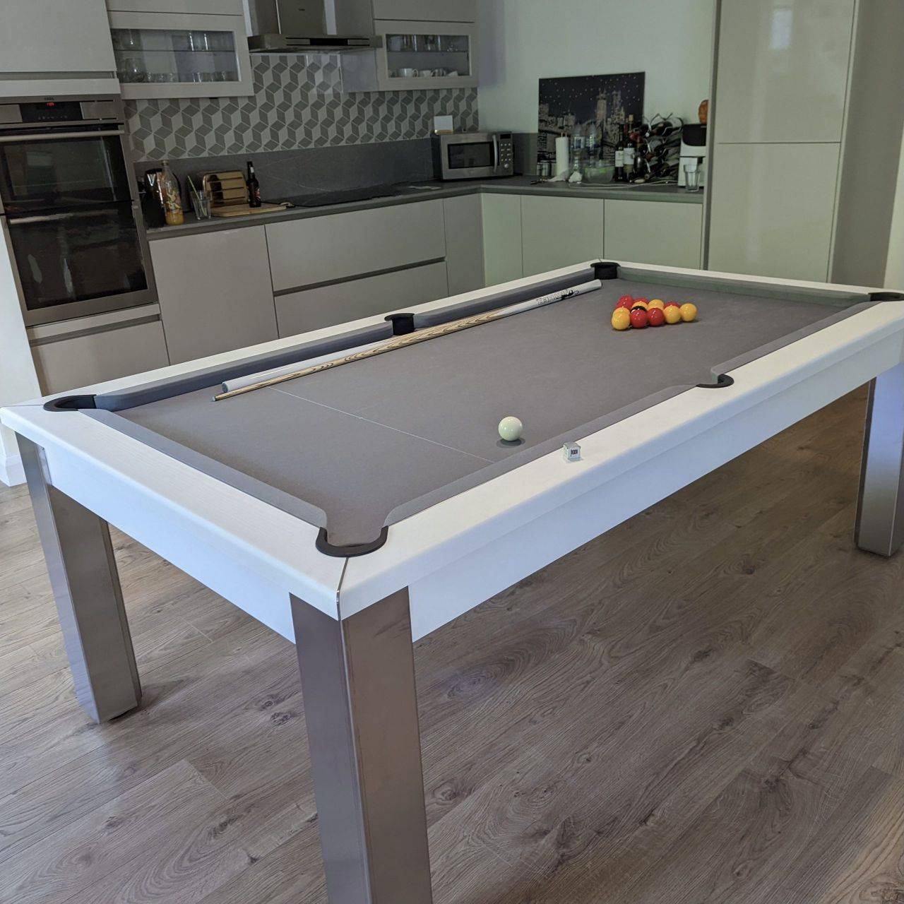 fmf Elixir Shadow White Pool Dining Table 