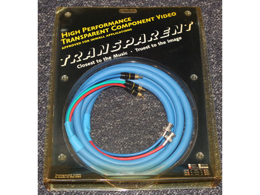 Transparent Audio HP Component Video HPC10 10' BNC to RCA cable