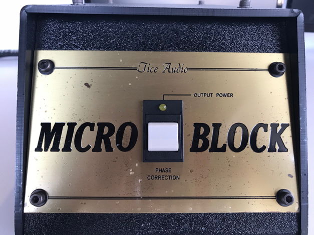 Tice Audio Micro Block Preamp Power Conditioner