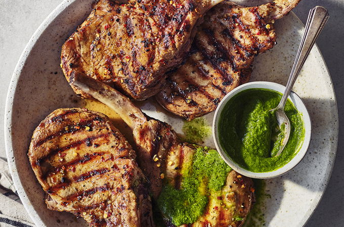 Côtelettes de porc grillées (les meilleures)