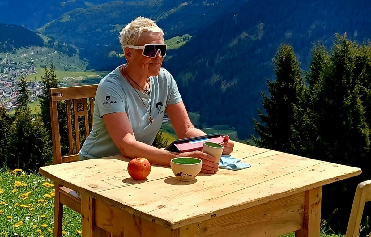 Susanne Hilfiker- UIMLA Guide bei der Bergschule Kleinwalsertal