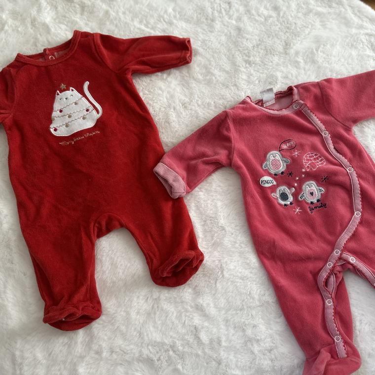 Pyjamas bébé 1 mois 54 cm