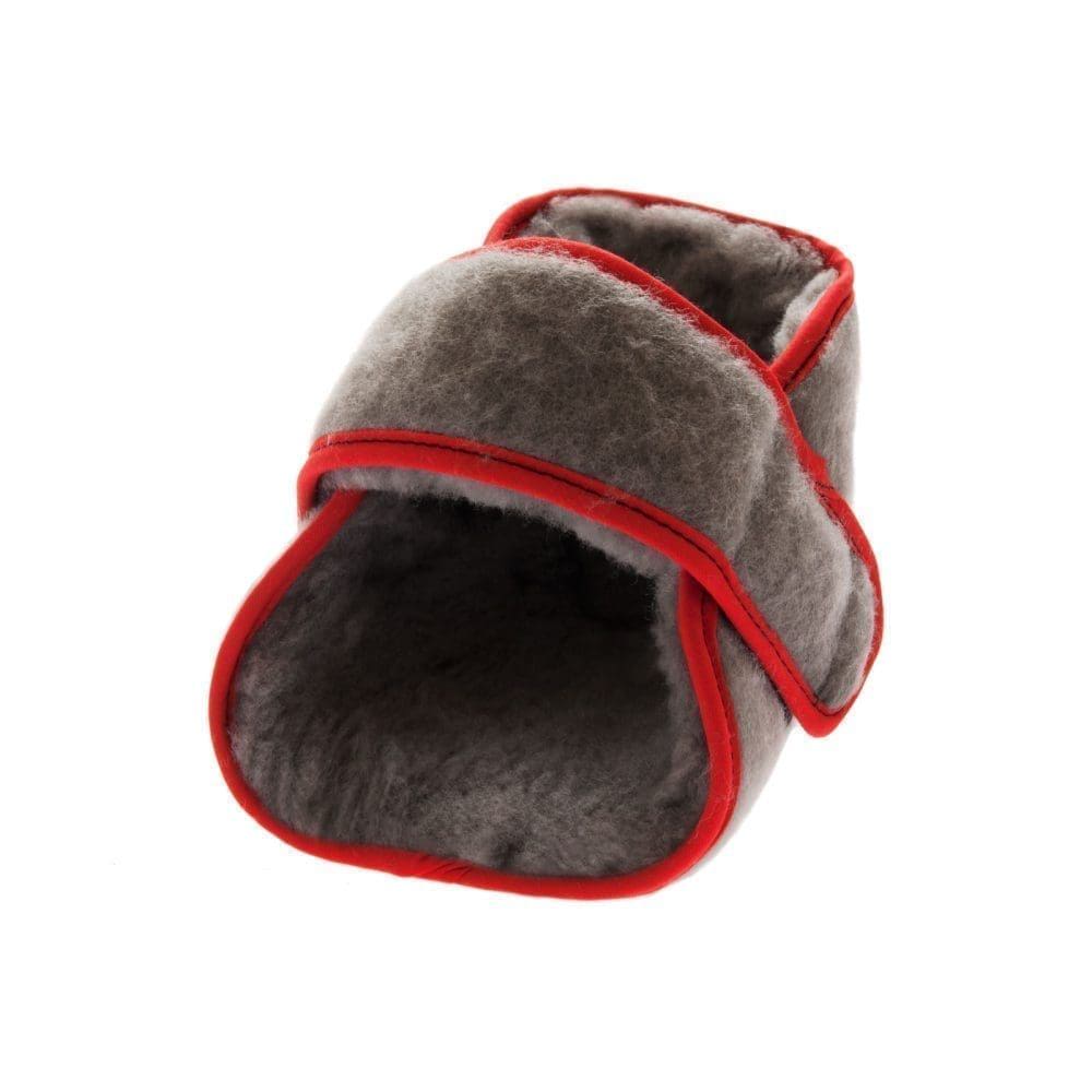 Breathable Heel Protectors, Multi-Colour (Pair) - Grey & Red