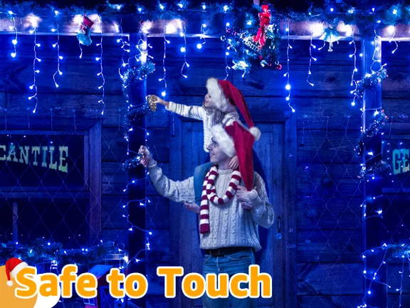 Features of Ollny's 720 leds multicolor icicle lights