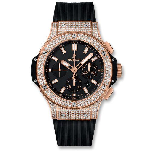 Big Bang 45 Red Gold / Pavé / Black