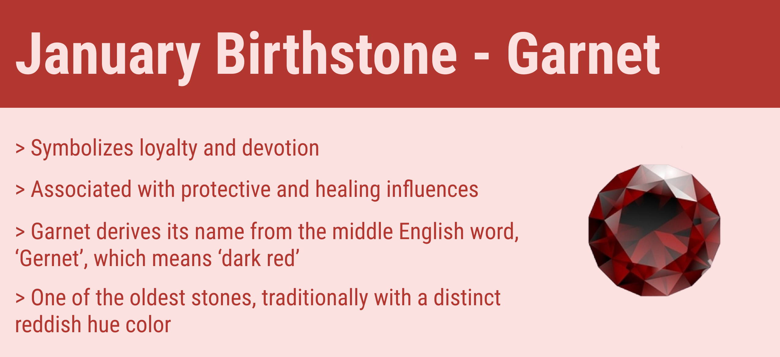 january birthstone quick facts