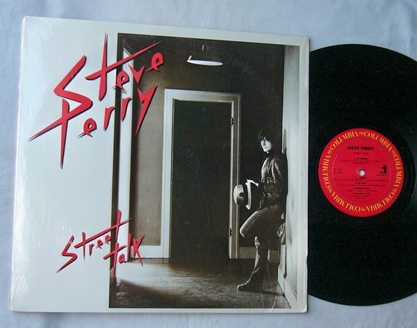 STEVE PERRY LP--STREET TALK-- - orig 1984 album on Colu...