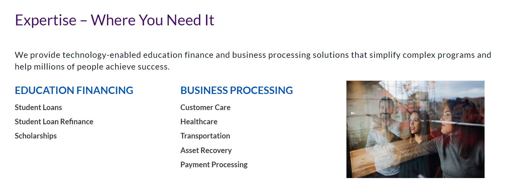 Navient product / service