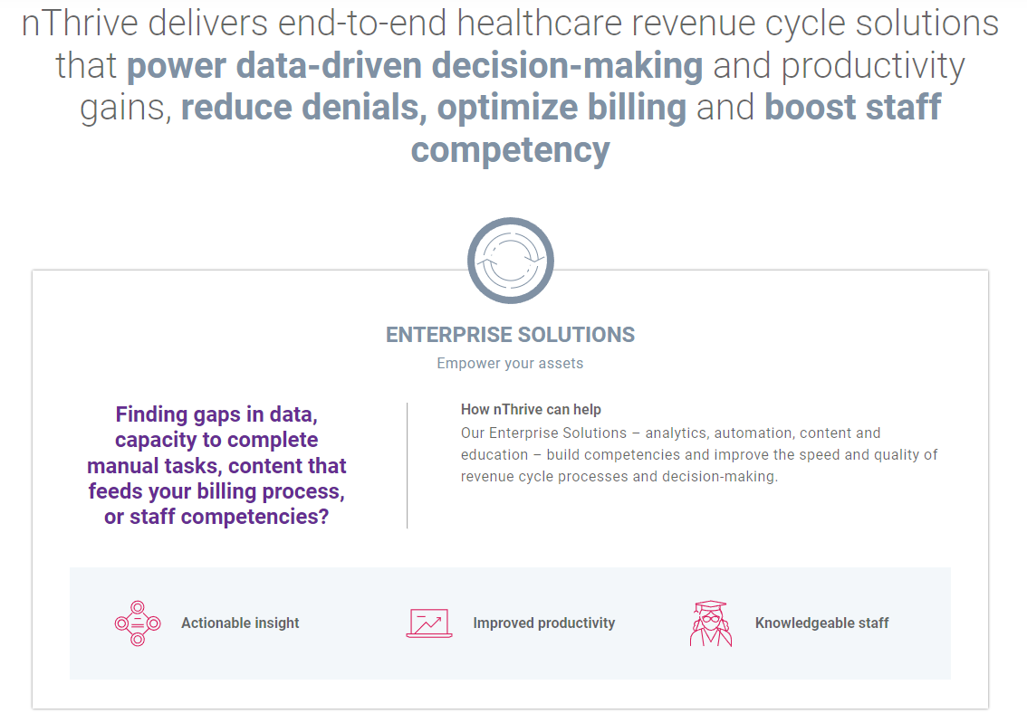 nThrive product / service