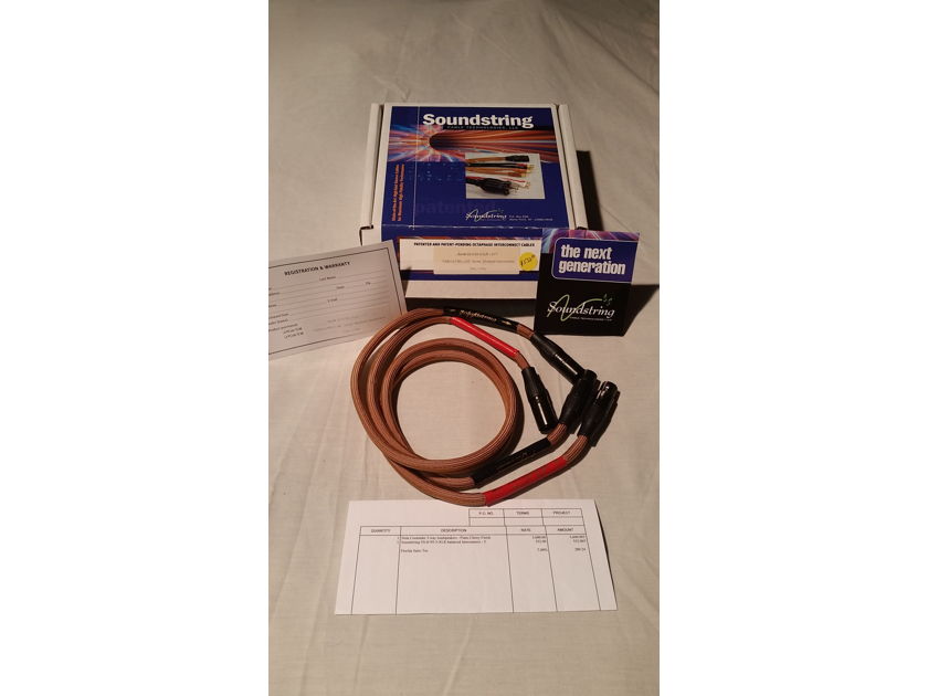 Sound String SS-IC95-3-XLR-3ft OMEGA Pro Line Shielded Interconnects